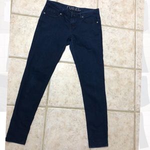 Navy Blue Rue21 Skinny Jeans 7/8
